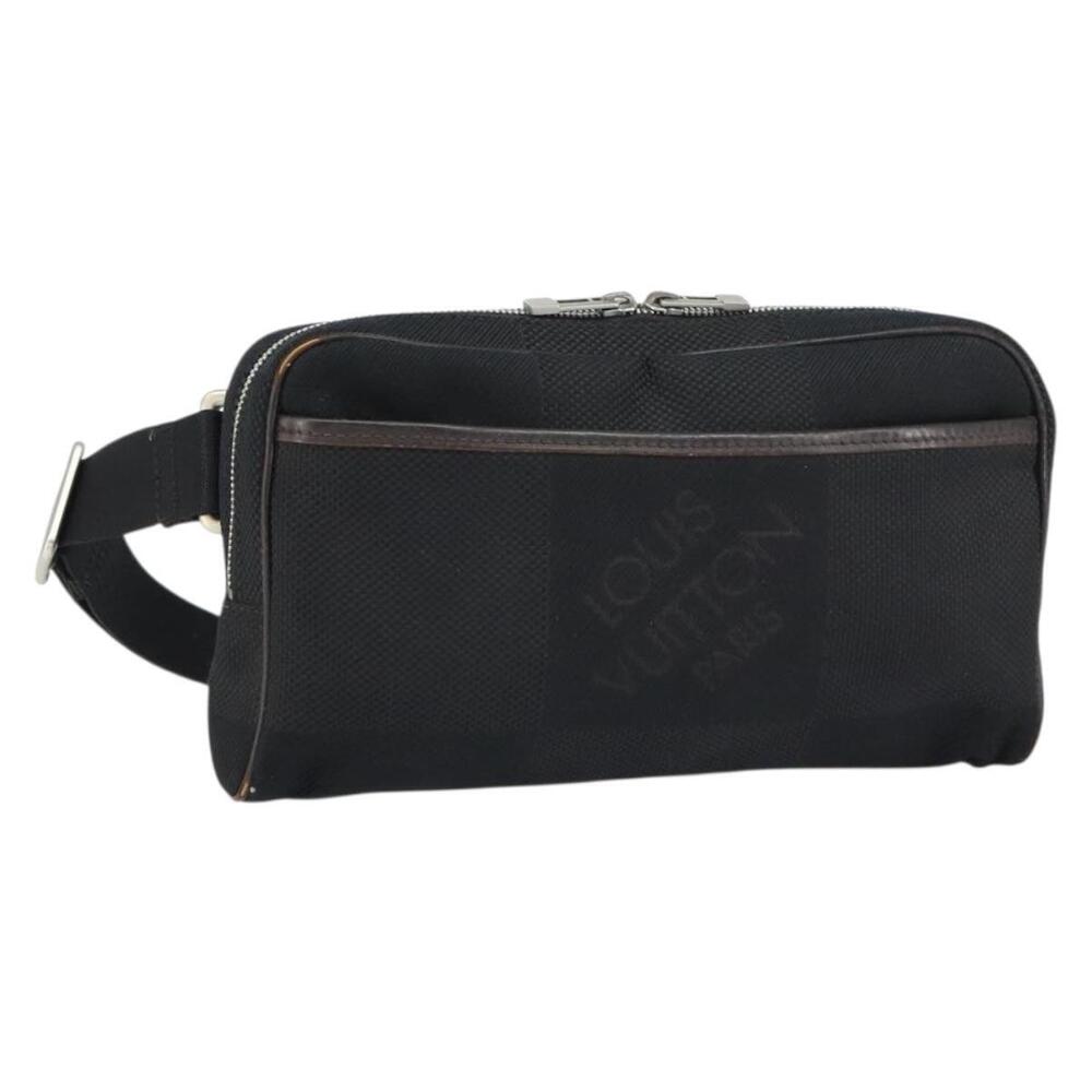 LOUIS VUITTON Damier Geant Acrobat Shoulder Bag Canvas Black M93620 Auth 151814